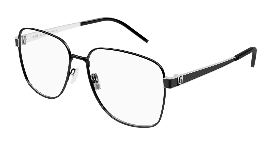 SAINT LAURENT SL M134 — color 001, medida 57 — vista tres cuartos 