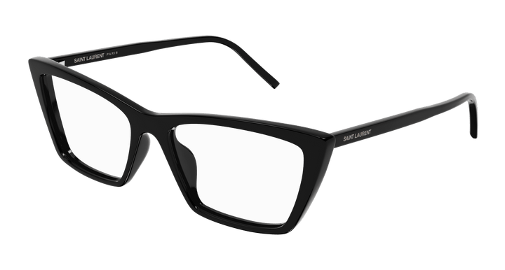 SAINT LAURENT SL 737 MICA THIN OPT — color 001, medida 54 — vista tres cuartos 