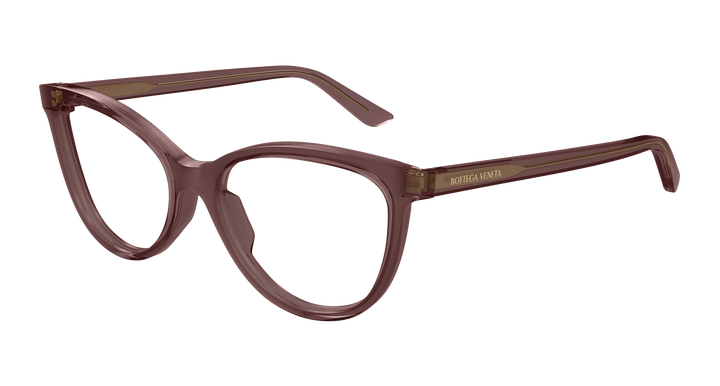 BOTTEGA VENETA BV1313O — color 005, medida 53 — vista tres cuartos 