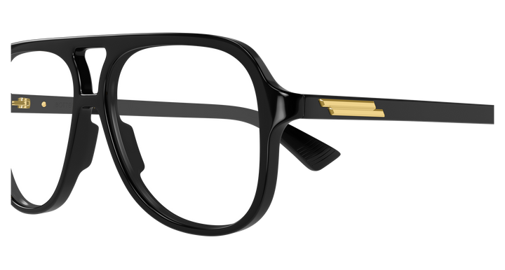 BOTTEGA VENETA BV1417O — color 001, medida 56 — vista detalle de varilla 