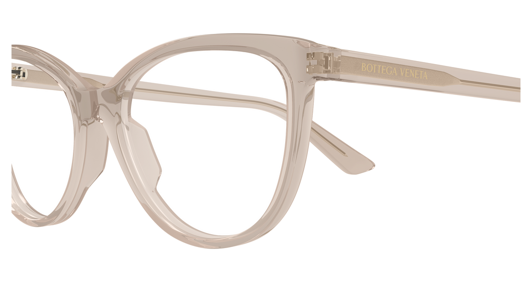 BOTTEGA VENETA BV1313O — color 013, medida 55 — vista detalle de varilla 