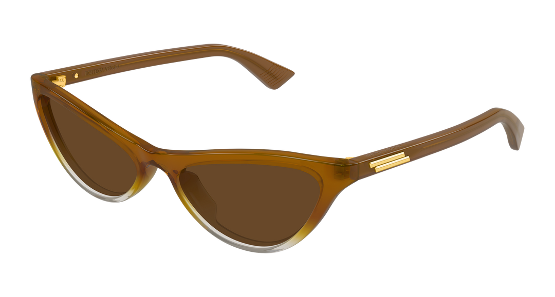 BOTTEGA VENETA BV1414S — color 004, medida 56 — vista tres cuartos 