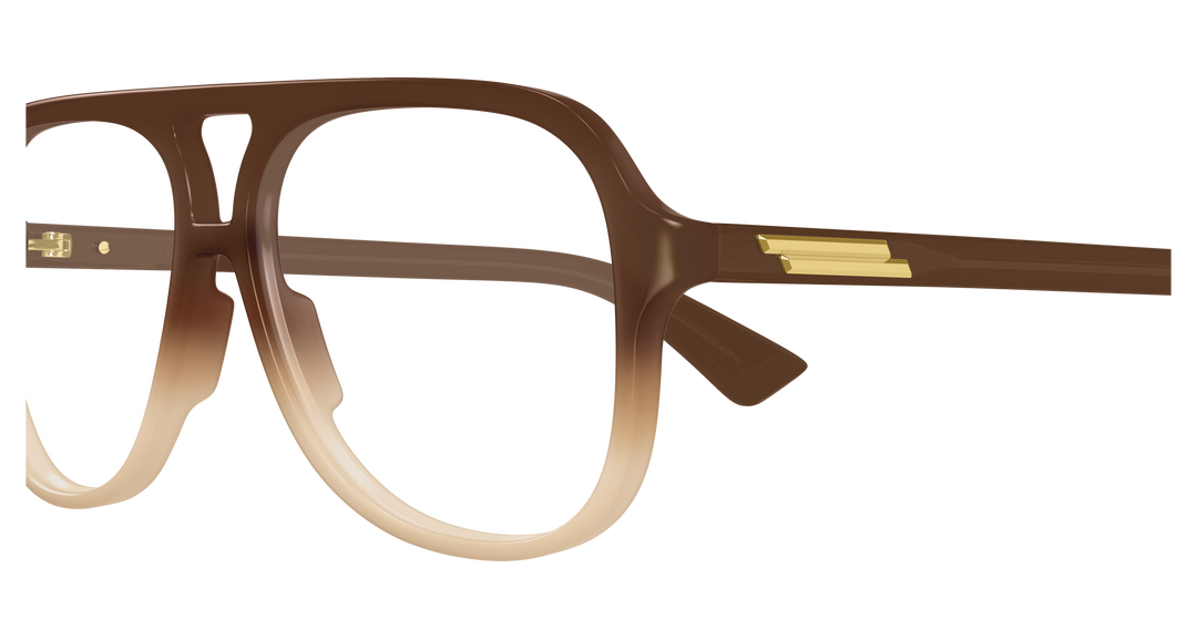 BOTTEGA VENETA BV1417O — color 004, medida 56 — vista detalle de varilla 