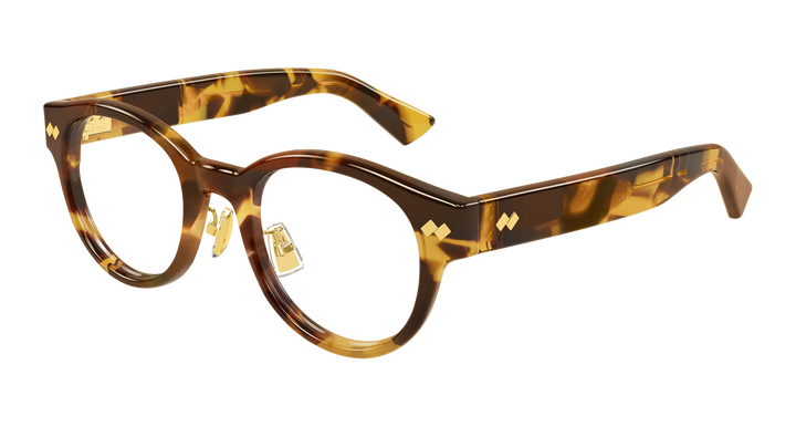 BOTTEGA VENETA BV1405OA — color 002, medida 50 — vista tres cuartos 