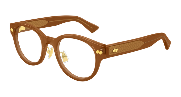 BOTTEGA VENETA BV1405OA — color 003, medida 50 — vista tres cuartos 