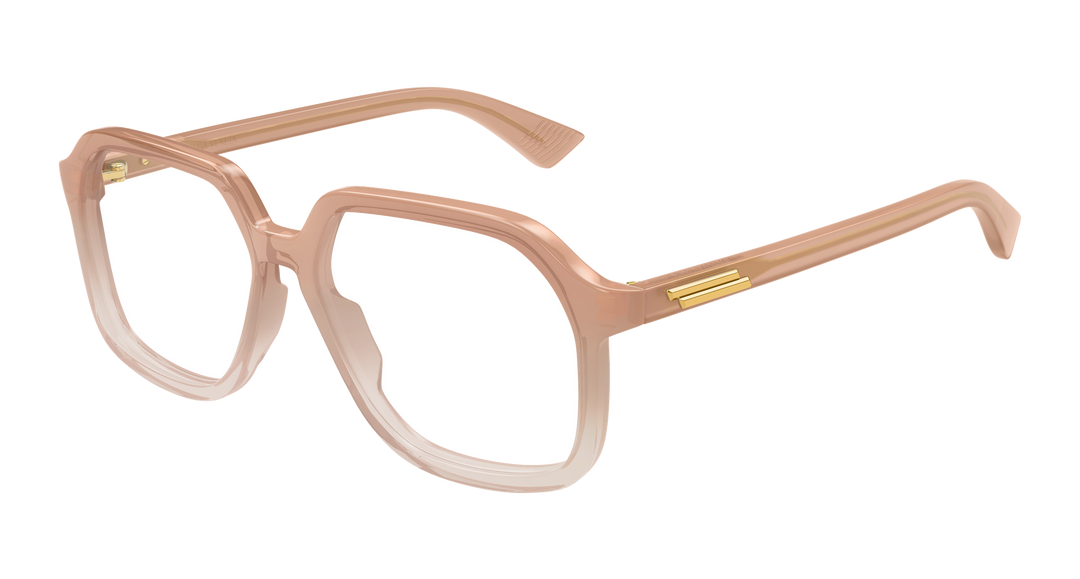 BOTTEGA VENETA BV1329O — color 007, medida 55 — vista tres cuartos 
