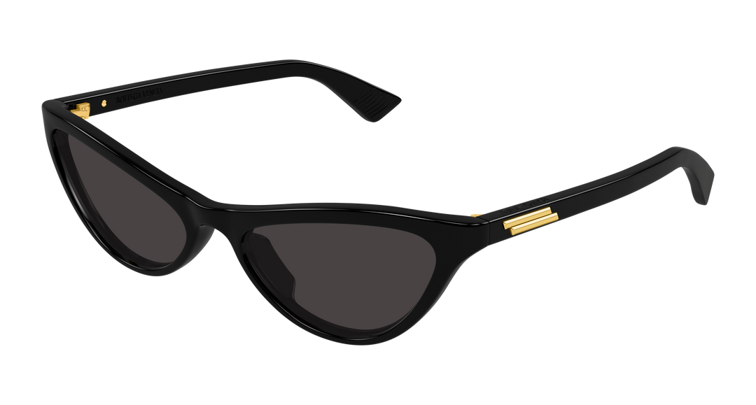 BOTTEGA VENETA BV1414S — color 001, medida 56 — vista tres cuartos 