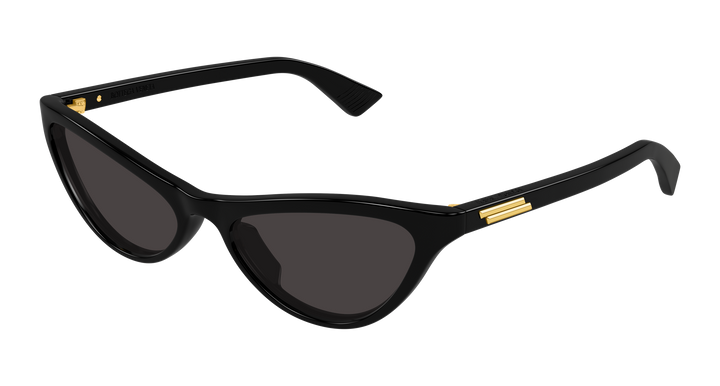 BOTTEGA VENETA BV1414S — color 001, medida 56 — vista tres cuartos 