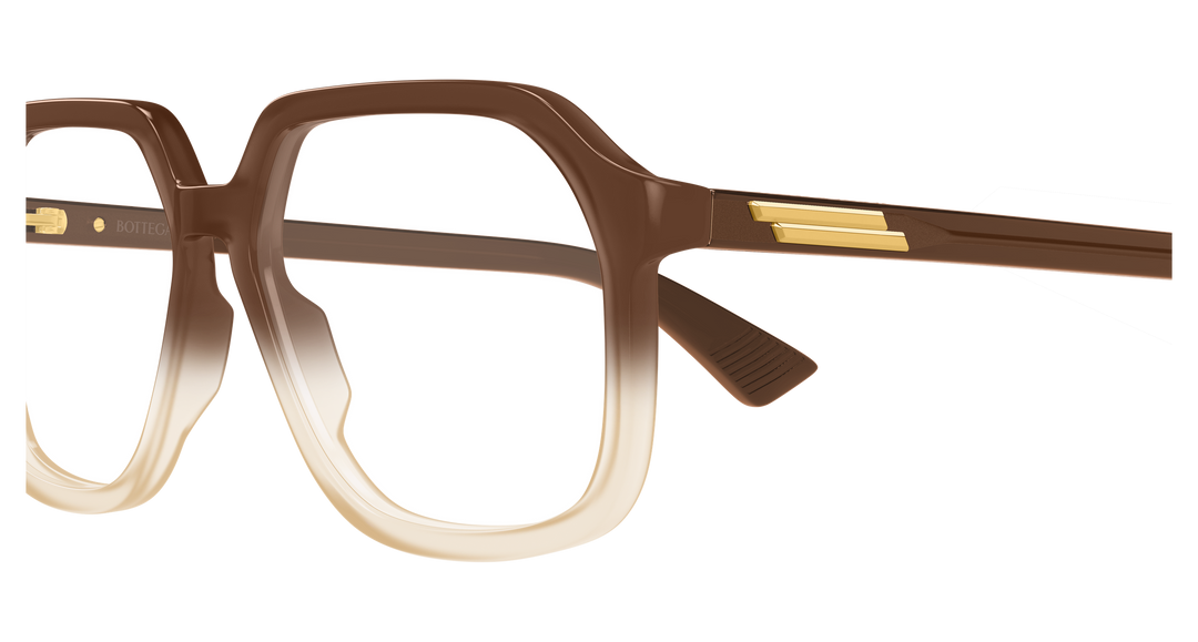 BOTTEGA VENETA BV1329O — color 006, medida 55 — vista detalle de varilla 