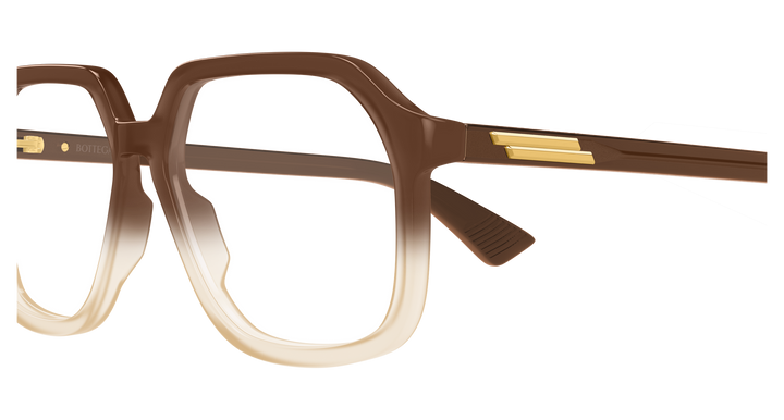 BOTTEGA VENETA BV1329O — color 006, medida 55 — vista detalle de varilla 