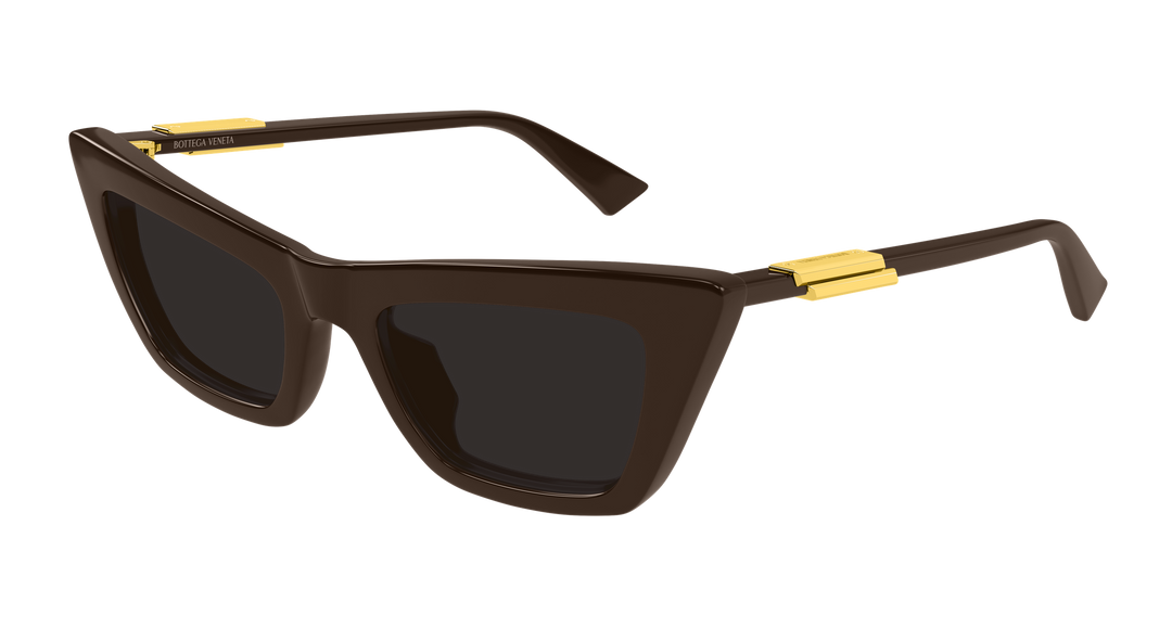 BOTTEGA VENETA BV1446S — color 003, medida 53 — vista tres cuartos 
