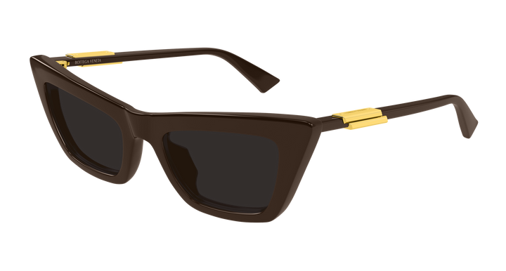 BOTTEGA VENETA BV1446S — color 003, medida 53 — vista tres cuartos 