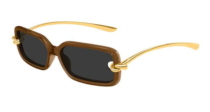 BOTTEGA VENETA BV1439S — color 005, medida 56 — vista tres cuartos 