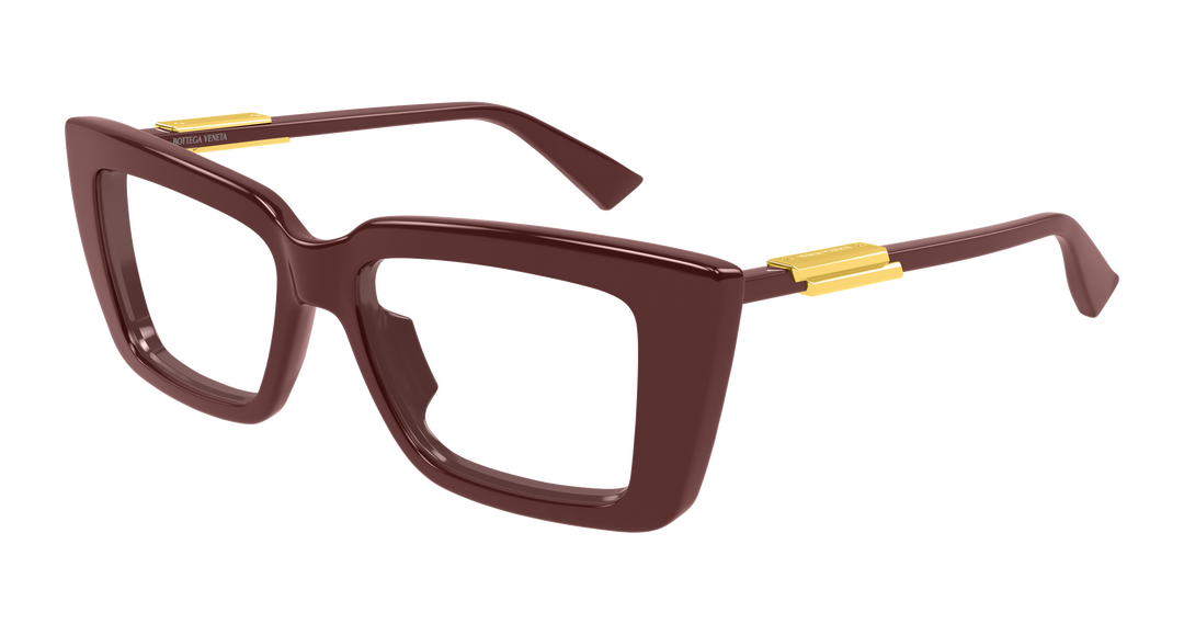 BOTTEGA VENETA BV1448O — color 004, medida 53 — vista tres cuartos 