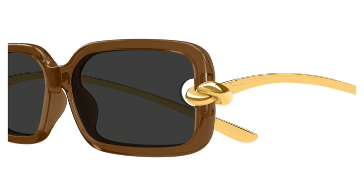 BOTTEGA VENETA BV1439S — color 005, medida 56 — vista detalle de varilla 