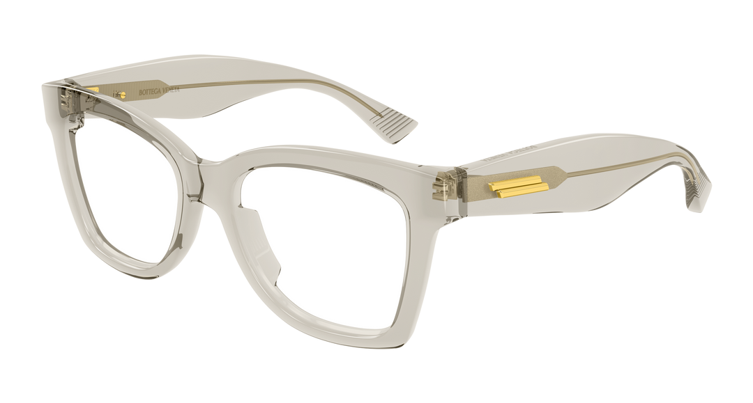 BOTTEGA VENETA BV1459O — color 003, medida 52 — vista tres cuartos 