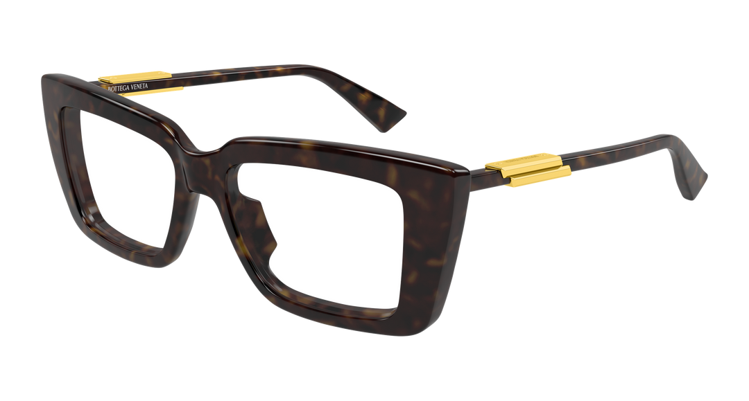 BOTTEGA VENETA BV1448O — color 002, medida 53 — vista tres cuartos 