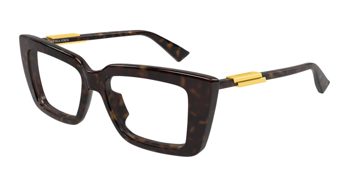 BOTTEGA VENETA BV1448O — color 002, medida 53 — vista tres cuartos 