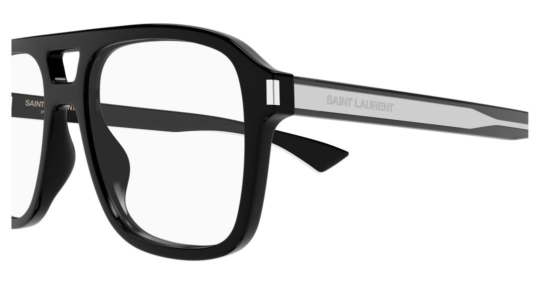 SAINT LAURENT SL 881 OPT — color 001, medida 55 — vista detalle de varilla 
