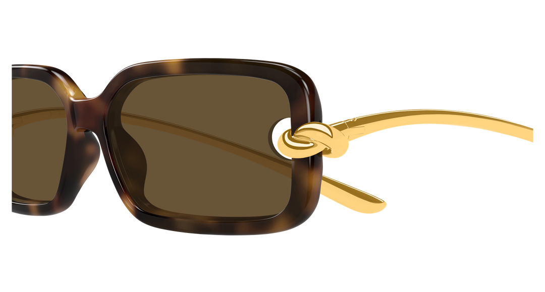 BOTTEGA VENETA BV1439S — color 002, medida 56 — vista detalle de varilla 