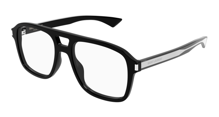 SAINT LAURENT SL 881 OPT — color 001, medida 55 — vista tres cuartos 