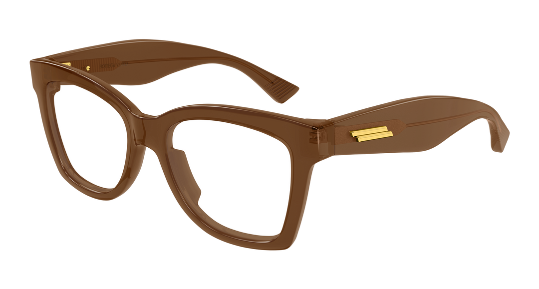 BOTTEGA VENETA BV1459O — color 004, medida 52 — vista tres cuartos 
