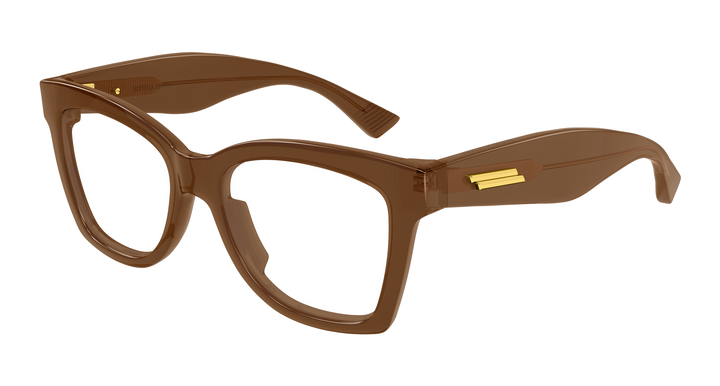 BOTTEGA VENETA BV1459O — color 004, medida 52 — vista tres cuartos 
