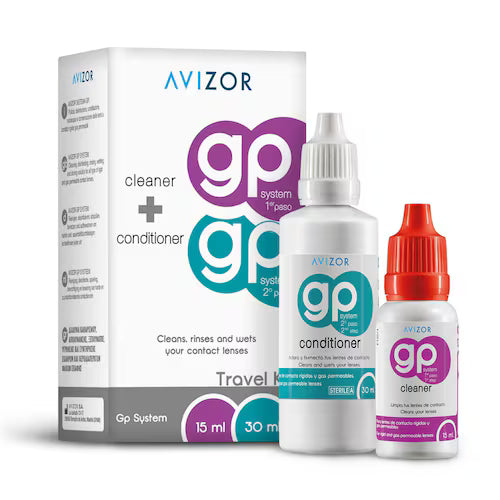 Avizor GP System Travel Kit Solución para Lentes Rígidos 15ml + 30ml