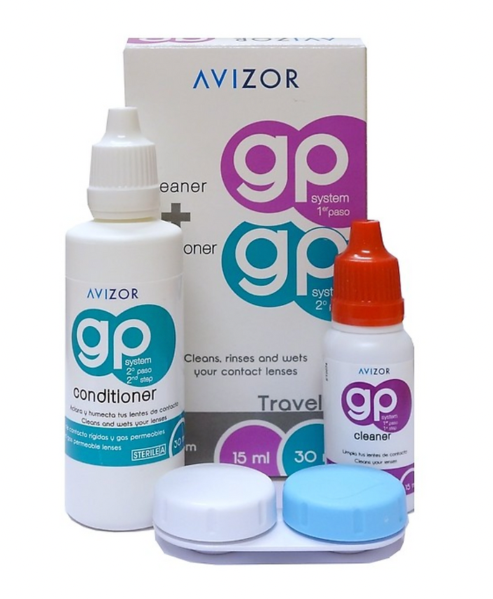 Avizor GP System Travel Kit Solución para Lentes Rígidos 15ml + 30ml