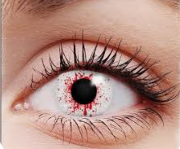 Lente de contacto para Halloween