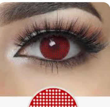 Lente de contacto para Halloween