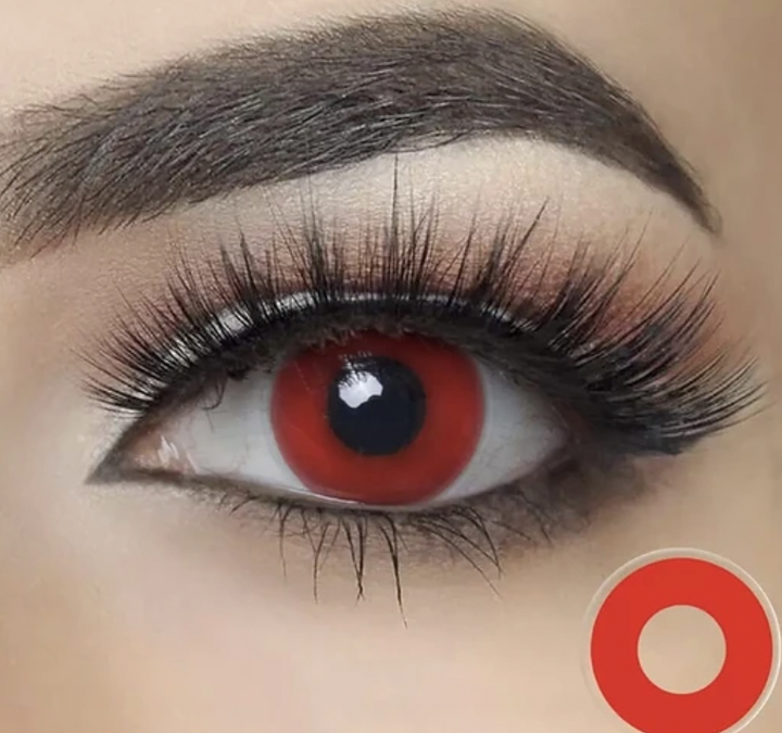 Lente de contacto para Halloween