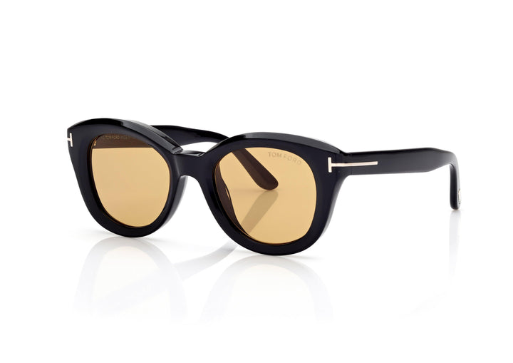 TOM FORD FT1344 — color 01E, medida 49 — vista de tres cuartos
