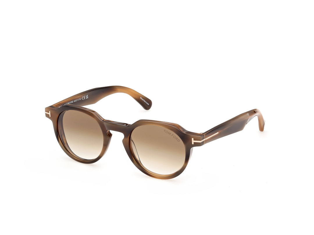 TOM FORD FT1358 — color 55F, medida 49 — vista tres cuartos #color_55f