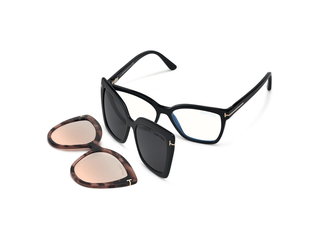 TOM FORD FT5641-B — color 001, medida 53 — vista tres cuartos #color_001