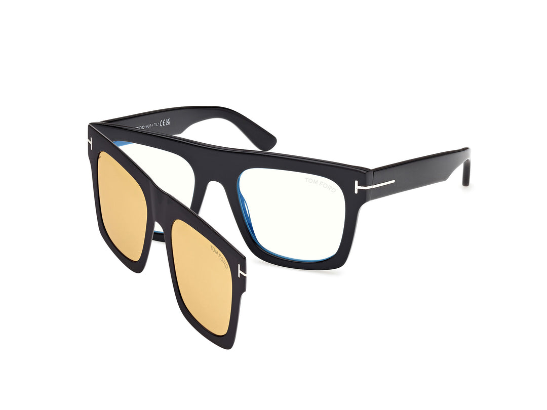 TOM FORD FT6068-B — color 001, medida 53 — vista tres cuartos #color_001
