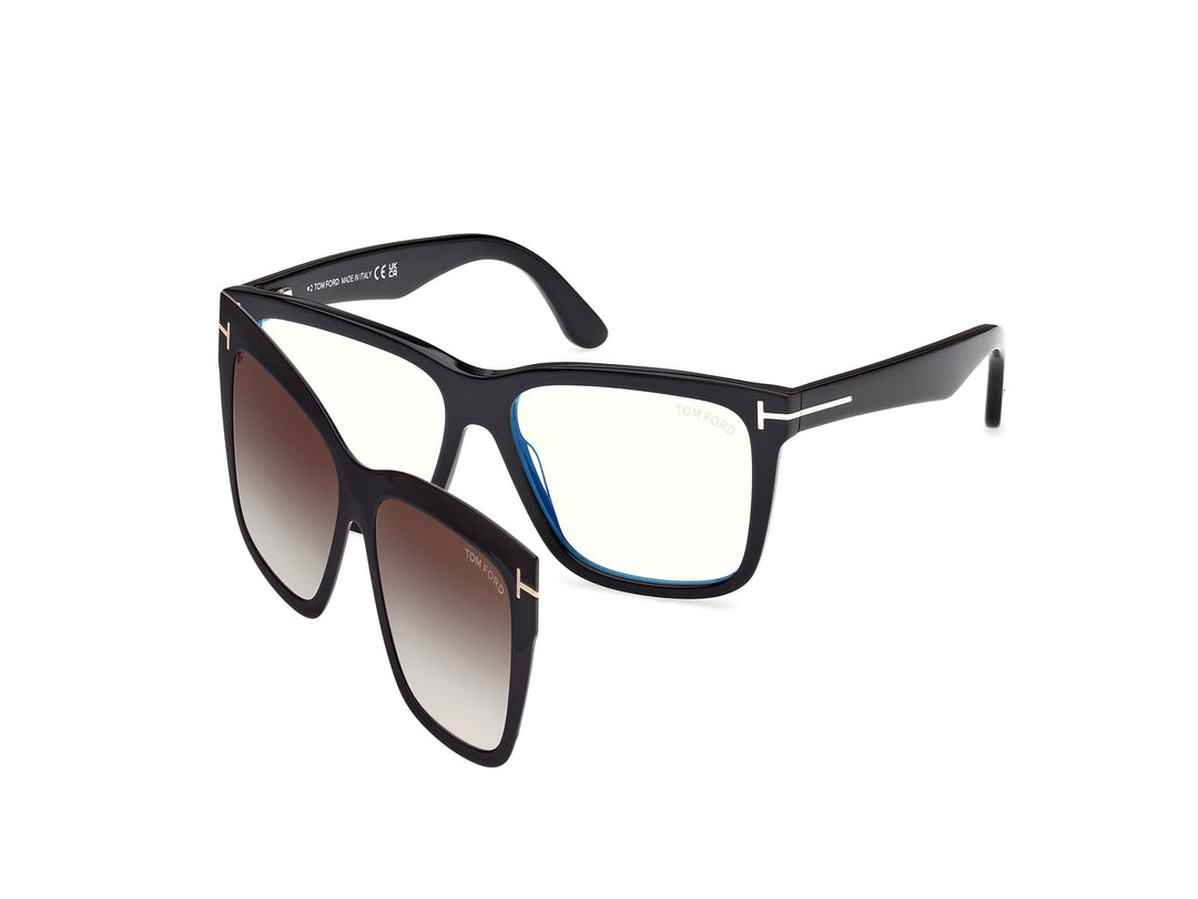 TOM FORD FT6069-B — color 001, medida 54 — vista tres cuartos #color_001