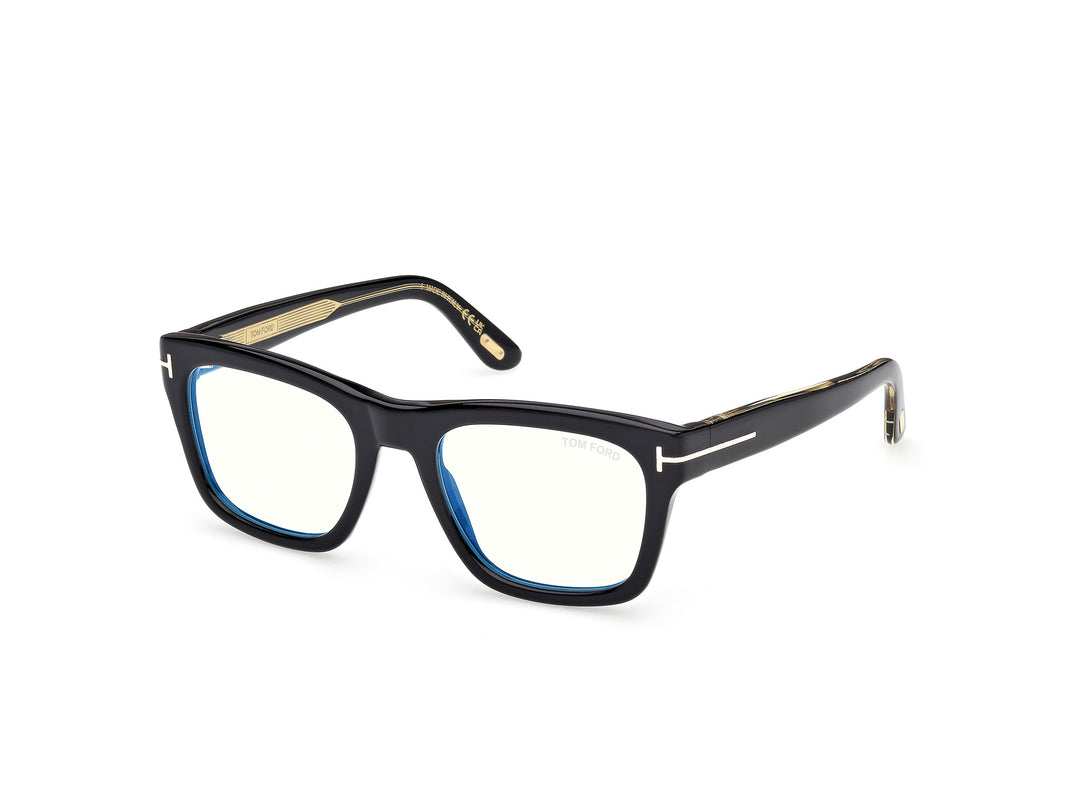TOM FORD FT6076-B — color 001, medida 52 — vista tres cuartos #color_001