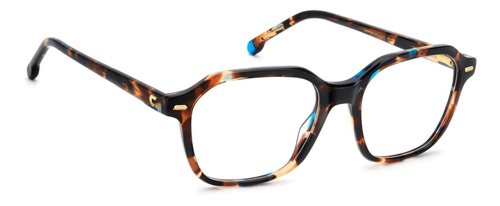 CARRERA 3073 havana y azul verdoso, ángulo alternativo de tres cuartos 