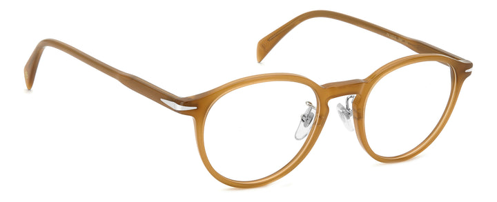 DAVID BECKHAM DB 1205/G ocre, ángulo alternativo de tres cuartos 