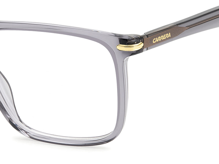 CARRERA CA319 gris, detalle del logotipo y la bisagra 