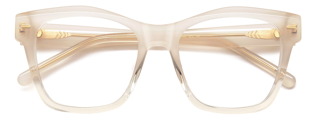 CARRERA 3052 marfil, vista frontal con varillas plegadas 