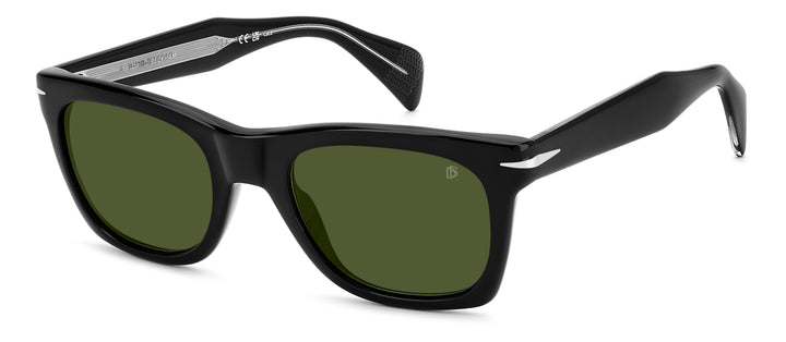 DAVID BECKHAM DB 1222/S negro, vista principal de tres cuartos 