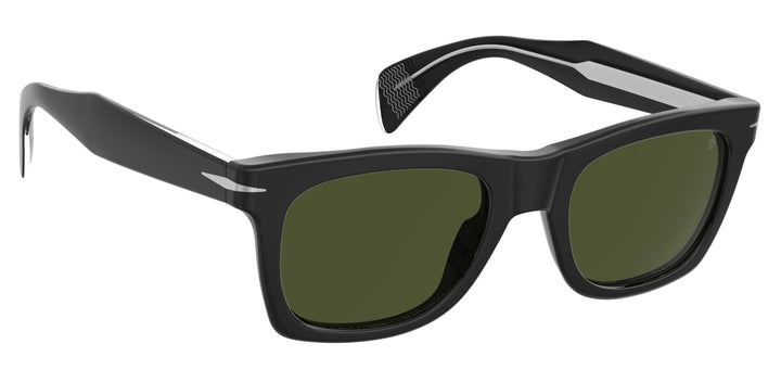 DAVID BECKHAM DB 1222/S negro, ángulo alternativo de tres cuartos 
