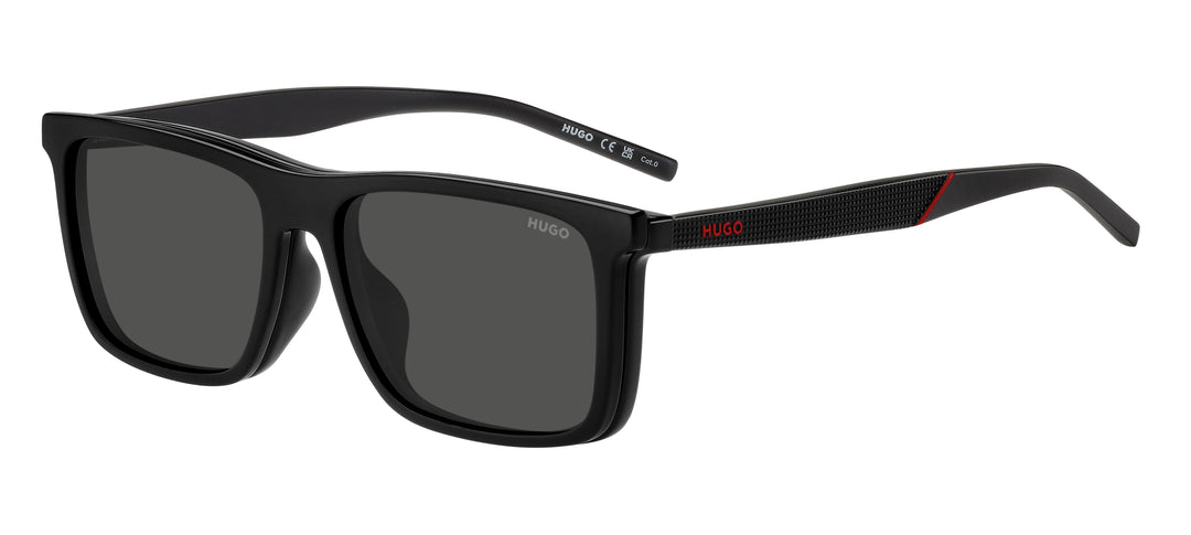 HUGO HG 1331/G/CS2, color OIT, vista de tres cuartos con clip negro 