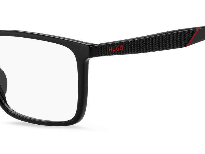 HUGO HG 1331/G/CS2, color OIT, detalle del logotipo y la bisagra 