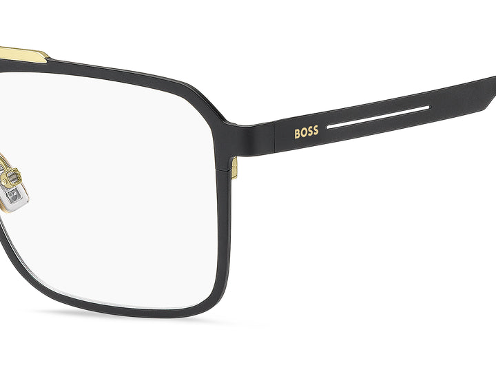 BOSS 2002, color I46, detalle del logotipo y la bisagra 