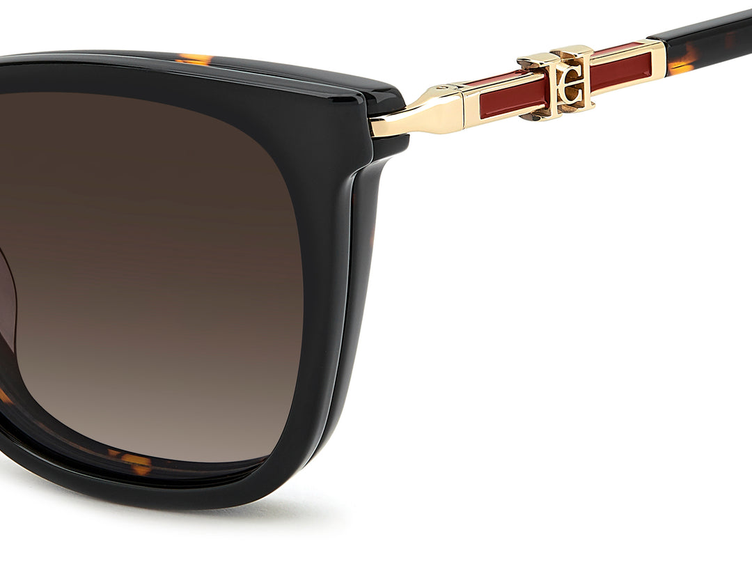CAROLINA HERRERA HER 0422/G/C, color 086, detalle del logotipo y la bisagra 