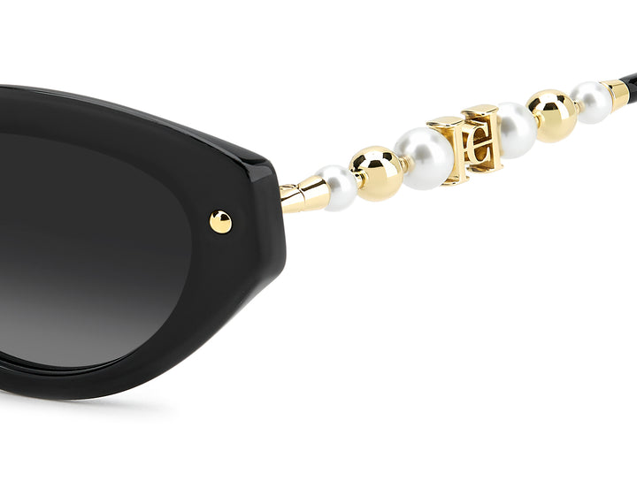 CAROLINA HERRERA HER 0406/S, color 807, detalle del logotipo y la bisagra 