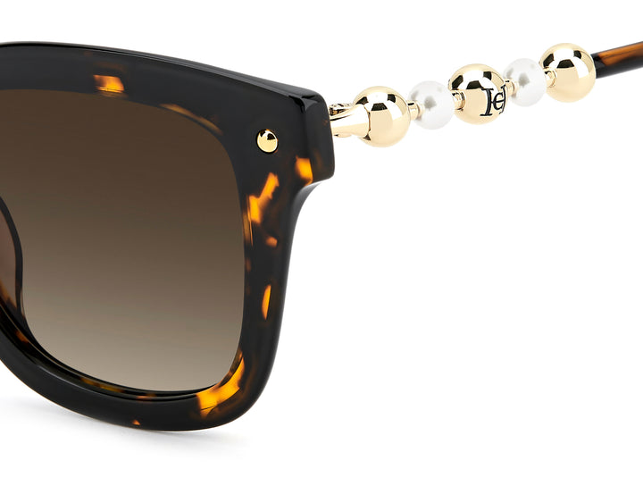 CAROLINA HERRERA HER 0407/G/S, color 086, detalle del logotipo y la bisagra 